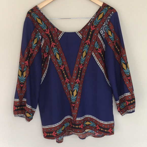 Francesca’s Blue Rain blouse - Picture 2 of 8